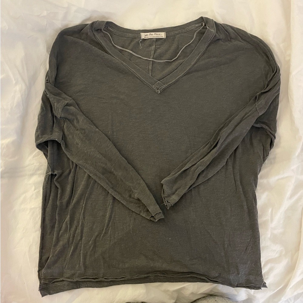 free people long sleeve tee